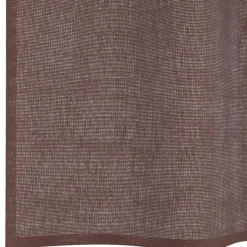 VIDAXL - Rideaux en voile avec œillets 2 pcs marron 140x175 cm