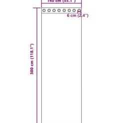 VIDAXL - Rideaux en voile avec œillets 2 pcs marron clair