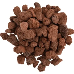 VIDAXL - Roches volcaniques 10 kg rouge 1-2 cm