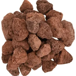 VIDAXL - Roches volcaniques 10 kg rouge 3-5 cm
