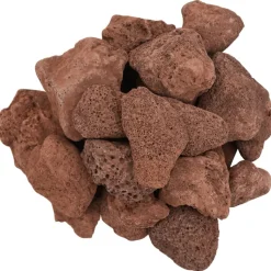 VIDAXL - Roches volcaniques 25 kg rouge 5-8 cm