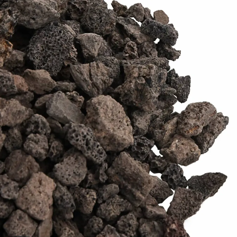 VIDAXL - Roches volcaniques 25 kg noir 1-2 cm