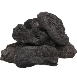 VIDAXL - Roches volcaniques 25 kg noir 10-30 cm