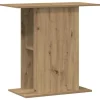 VIDAXL - Support d'aquarium chêne artisanal 36x75x72,5cm bois ingénierie