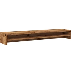VIDAXL - Support de moniteur vieux bois 100x24x13 cm bois d'ingénierie