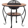 VIDAXL - Table de foyer mosaïque terre cuite 68 cm céramique