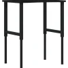 VIDAXL - Établi marron foncé 80x60x(71,5-98) cm bois de chêne massif