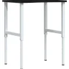 VIDAXL - Établi marron foncé 80x60x(71,5-98) cm bois de chêne massif