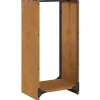 VIDAXL - Étagère à bois 40x30x80 cm acier résistant aux intempéries
