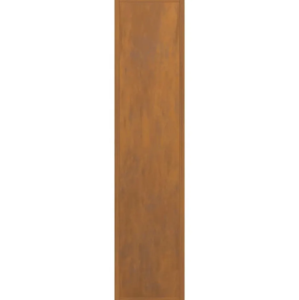 VIDAXL - Étagère à bois 50x23x100 cm acier résistant aux intempéries