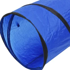 VIDAXL - Tunnel pour chien bleu ø 55x500 cm polyester
