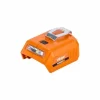 VILLAGER - Chargeur d'appareils mobiles sans fil électrique sur batterie 18v 2a en courant de sortie fuse vln 9920 sans batterie et
