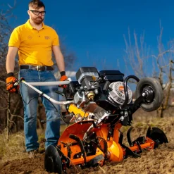 VILLAGER - Motoculteur professionnel 6,8 cv 212 cm3 3 vitesses av 1ar villager vtb 843 prime