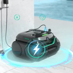 WYBOT - Wybot c2 vision - robot de piscine sans fil avec smart vision, navigation intelligente, 8 modes de nettoyage, batterie longue durée