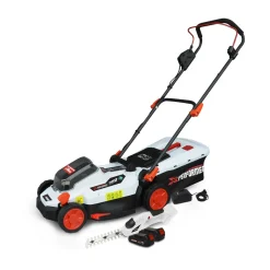 X-PERFORMER - Tondeuse à gazon et cisaille de jardin sur batterie - x-performer xptde3320li / xpcsth20li - 2 batteries 2ah et chargeur