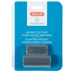 ZOLUX - Aimant flottant 6.5 x 5 x épaisseur 2.5 cm pour angle d'aquarium