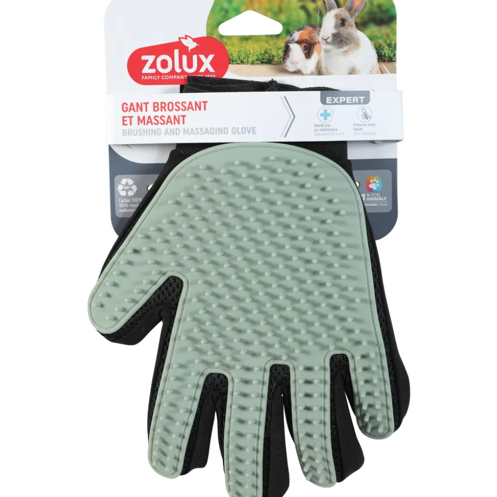 ZOLUX - Gant brossant et massant Expert pour rongeurs