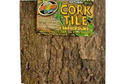 ZOOMED - Fond en liège - natural cork tile background 46 x 46 cm - décor pour terrarium ou paludarium destiné aux reptiles (lézards, ser